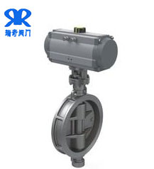 硬密封對夾氣動<a href='http://www.jingweichi.com/Product/diefa/' target='_blank'>蝶閥</a>
